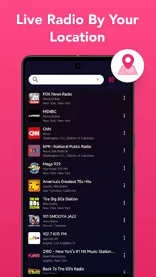 FM Radio android App screenshot 1